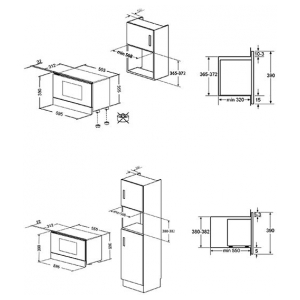 Встраиваемая микроволновая печь Smeg MP122N1