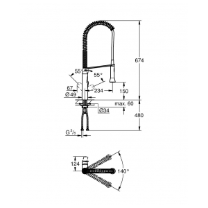 Смеситель Grohe K7 32950DC0