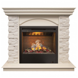 Каминокомплект Real Flame Elford HL WT + 3D Helios