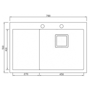 Кухонная мойка Seaman Eco Marino SMB-7851LSQ.B