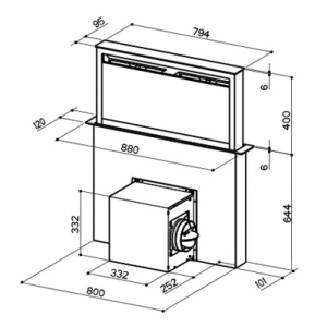 Встраиваемая вытяжка Faber FABULA