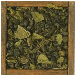 Чай листовой зеленый Natursan Ganpauder Speciale Alla Menta 250гр