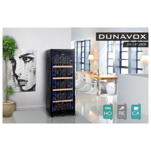 Отдельностоящий винный шкаф Dunavox DX-147.280K