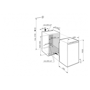 Встраиваемый однокамерный холодильник Liebherr IRe 4021
