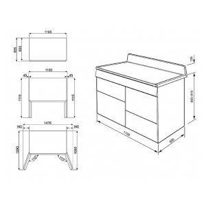 Газовая плита Smeg TR4110AZ