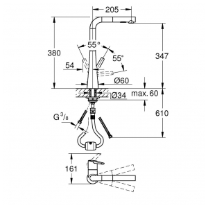 Смеситель Grohe Zedra 32553002