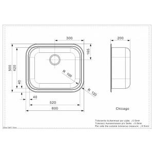 Кухонная мойка Reginox Chicago R