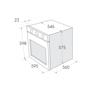 Электрический духовой шкаф Maunfeld MEOH.6711W