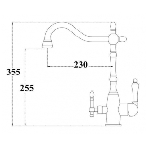 Смеситель Zorg ZR 312 YF-33 BR LIGHT