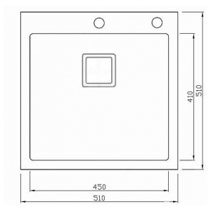 Кухонная мойка Seaman Eco Marino SMB-5151SQ.B