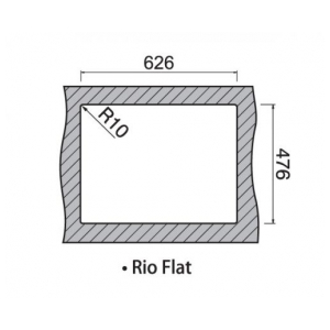 Кухонная мойка Rodi RIO FLAT LUX 3,5