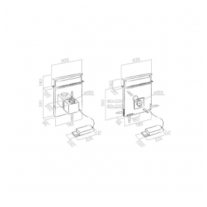 Встраиваемая вытяжка Elica PANDORA IX/F/90