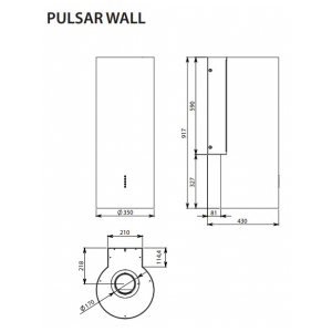 Пристенная вытяжка Falmec PULSAR IX