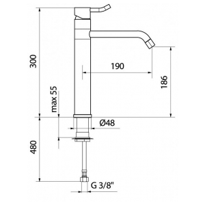 Смеситель Webert GEO chrom GE920402015