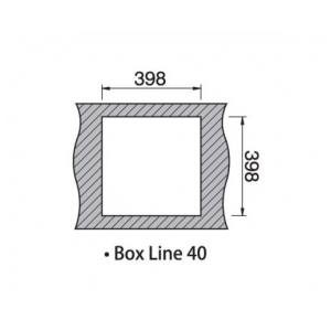 Кухонная мойка Rodi BOX LINE 40 LUX UNDER