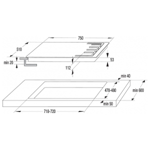 Газовая варочная панель Gorenje GTW751INI