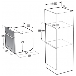 Электрический духовой шкаф Gorenje BO717E10X