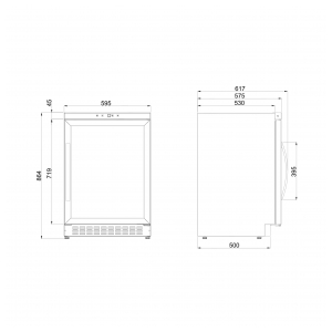 Встраиваемый винный шкаф Dometic B68G