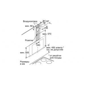 Пристенная вытяжка Bosch DWF97RV60