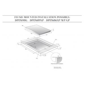 Индукционная варочная панель De Dietrich DPI7686GP