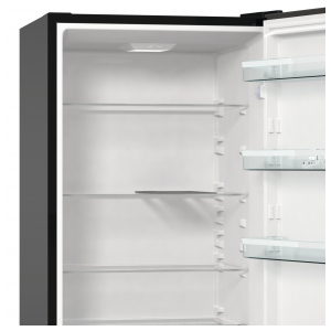 Отдельностоящий двухкамерный холодильник Gorenje RK6201SYBK