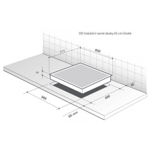 Индукционная варочная панель De Dietrich DPI7670W