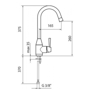 Смеситель Webert CONIC chrom CN920302015