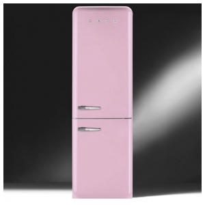 Отдельностоящий двухкамерный холодильник Smeg FAB32RPK3