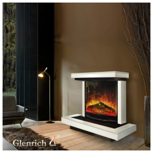 Каминокомплект Glenrich Атлант Rondo S36 белый