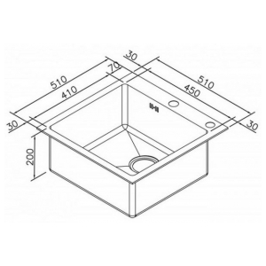 Кухонная мойка Zorg RX-5151