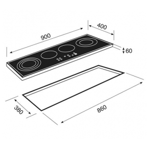 Электрическая варочная панель Teka TR 941 HZ