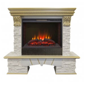 Каминокомплект Real Flame Rockland LUX 25/25,5 + Sparta 25,5 LED