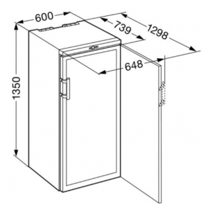 Отдельностоящий винный шкаф Liebherr WKb 3212