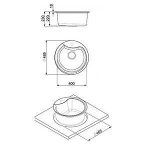 Кухонная мойка Smeg LSE48RA