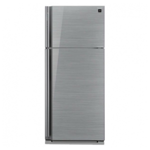 Отдельностоящий двухкамерный холодильник Sharp SJXP59PGSL