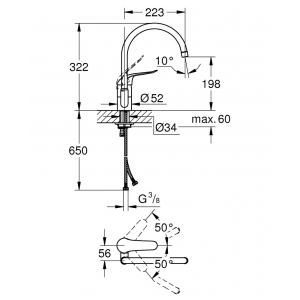 Смеситель Grohe Euroeco Special 32786000