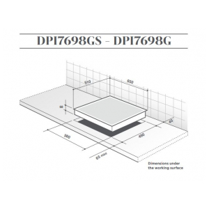 Индукционная варочная панель De Dietrich DPI7698GS