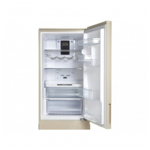 Отдельностоящий двухкамерный холодильник Hitachi R-BG410 PU6X GBE бежевое стекло