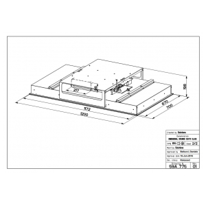 Потолочная вытяжка Faber HEAVEN GLASS 2.0 WH FLAT A120