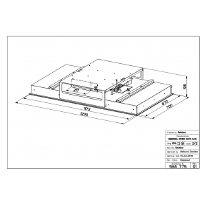 Потолочная вытяжка Faber HEAVEN GLASS 2.0 WH FLAT A120