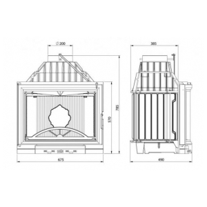 Дровяная печь Kaw-Met W10