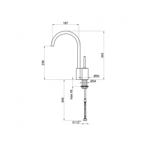 Смеситель Webert OMEGA OM920302015