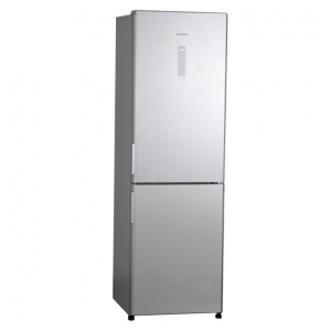 Отдельностоящий двухкамерный холодильник Hitachi R-BG410 PU6X GS серебристое стекло