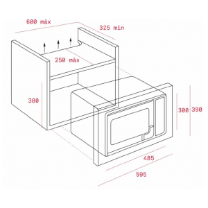 Встраиваемая микроволновая печь Teka MS 620 BIS