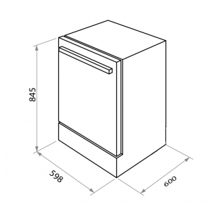 Отдельностоящая посудомоечная машина Maunfeld MWF12I