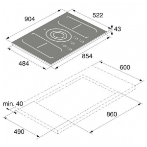 Индукционная варочная панель Asko HI1994 G