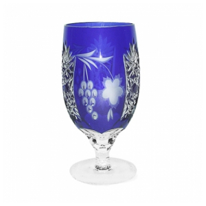 Бокал для воды Ajka Crystal Grape Cobalt blue 450 мл