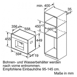 Встраиваемая кофемашина Bosch CTL636ES1