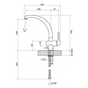 Смеситель Smeg MF8A2