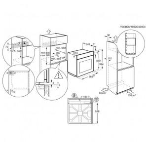 Газовый духовой шкаф Electrolux EOG92102CX